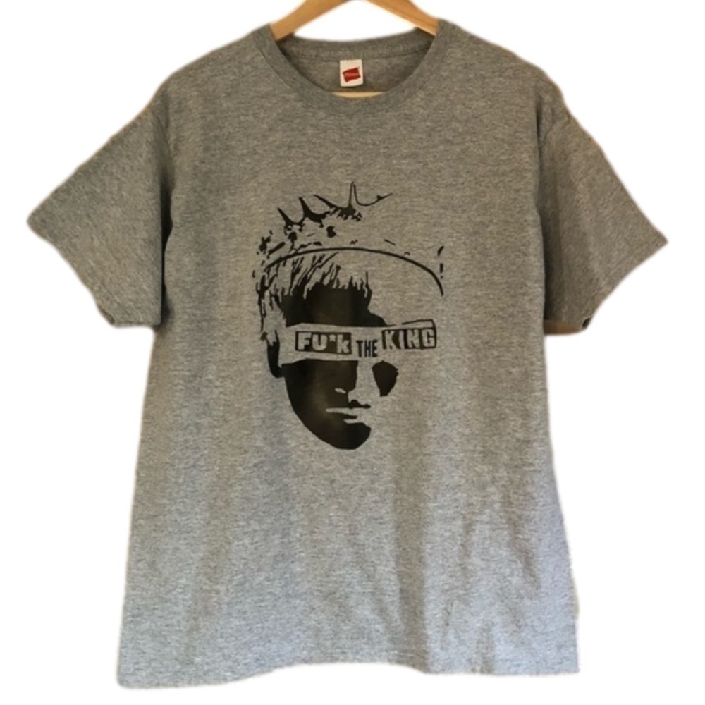 Fu*k THE KING Game of Thrones tee unisex size large